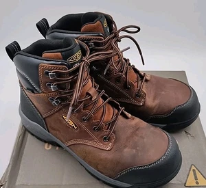 Nuovi stivali impermeabili da uomo KEEN Utility Evanston 6" TAGLIA 10,5D (L2-C1) - Foto 1 di 15