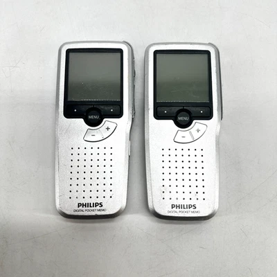 Philips  Digital Pocket Memo LFH-9370 Voice Command Recorder Set of 2 - Image 1 of 4