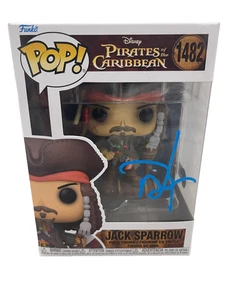 Johnny Depp Signed Jack Sparrow Funko Pirates of the Caribbean Autograph Beckett - Picture 1 of 3