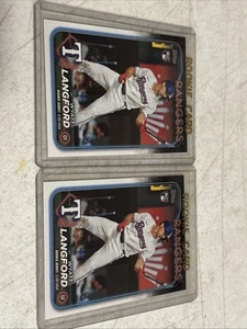 2024 Topps Baseball Wyatt Langford 4 Card Rookie lot - Picture 1 of 4