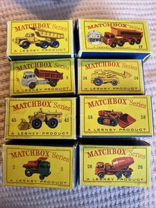 Lot Of 8 Lesney Matchbox Cars - Picture 1 of 9