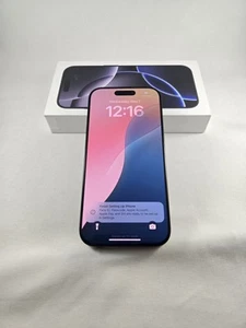 Apple iPhone 16 Pro A3083 Unlocked 128GB Titanium Black - Zdjęcie 1 z 11