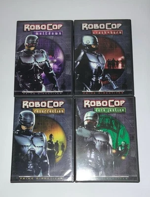 ROBOCOP : Meltdown, Resurrection, Crash O Burn, Dark Justice: 4 DVD SET Prime - Image 1 of 3