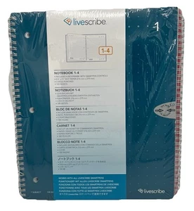 Livescribe Dot Paper Notebooks 8.5 x 11 College-Ruled 100 Sheets Each New - Picture 1 of 6