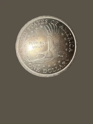 2000 Sacagawea One Dollar Coin US Liberty Gold Color D TYPE - Image 1 of 3