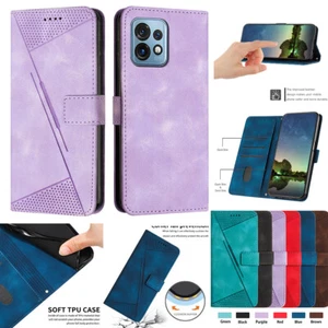 For Motorola Moto G Power Stylus Play G85 Magnetic Leather Flip Card Wallet Case - Picture 1 of 24