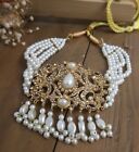 asian Indian Pakistani Jewellery Sets polki Pearl stones ONLY Choker necklace