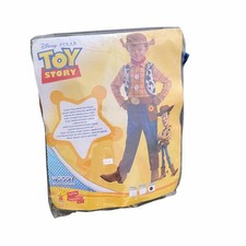DISNEY PIXAR TOY STORY RUBIES WOODY DELUXE COSTUME 7-8 YEARS