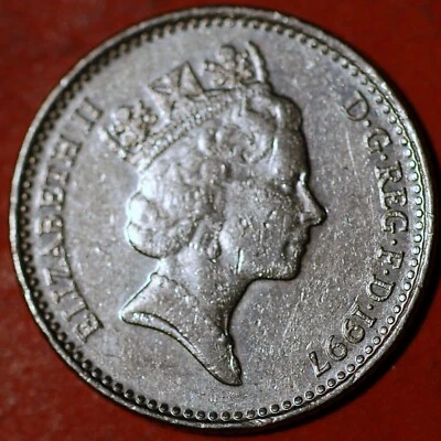 Great Britain 10 Pence 1997 KM# 938b - Image 1 of 2