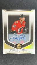 2020-21 SP Signature Edition Legends Jarome Iginla Auto Right Wing Flames DZJKW
