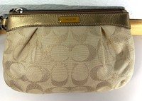 madison shoulder bolsa 16 in signature canvas with rivets