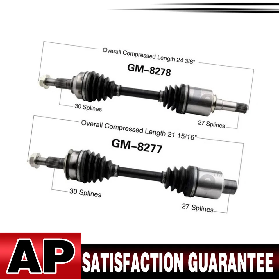 2 ejes delanteros Surtrack CV para Chevrolet Equinox 2010-2017 Foto 1 de 4