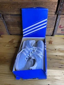Scarpe Adidas Gazelle II usate blu chiaro e bianco - taglia US 13 - 444749 - ottime condizioni - Foto 1 di 15