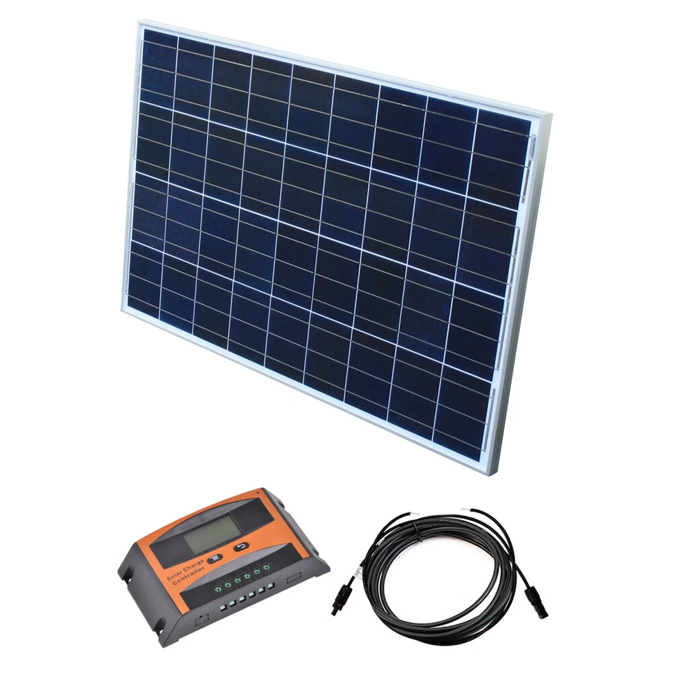 JWS-SOLAR Solarset 12V Solaranlage Solarkit PV Inselanlage Solarpanel Wohnmobil Set