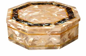 6 " Marmor Schmuckkästchen Semi Precious Steine Handmade Pietradura Arbeit