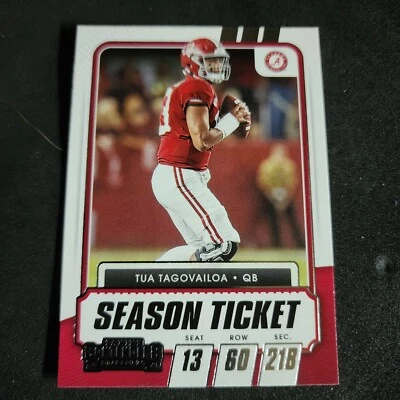2021 Panini Contenders Draft Picks - #25 Tua Tagovailoa - Image 1 of 2