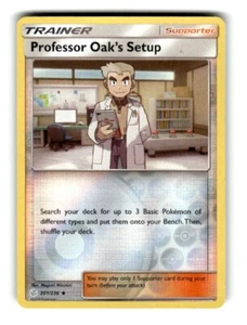 Pokemon Cosmic Eclipse Professor Oak's Setup 201/236 Reverse Foil - Picture 1 of 4