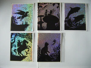 Pagan Cards x 5 True Vintage SHADOW MAGIC Hippy Mythical Wizard LOT2 - Picture 1 of 5