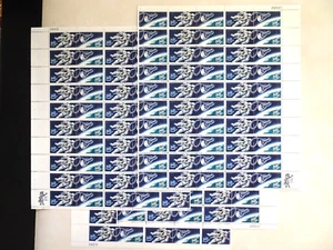 SPACE WALKING ASTRONAUT-Four US Sheets-Round the Block -MNH-SCOTT'S #1331-32 - Picture 1 of 7