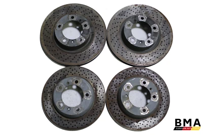 2012 - 2016 Porsche 981 718 Cayman Boxster Front Rear Brake Disc Rotors OEM - Image 1 of 4