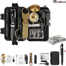 13-In-1 Outdoor Emergency Survival Kit Camping Hiking Tactical Gear Backpack