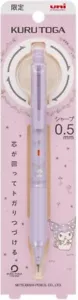 Kuromi Mechanical Pencil Kuru Toga KSmodel 0.5mm/AK Lavender Sanrio - Picture 1 of 2