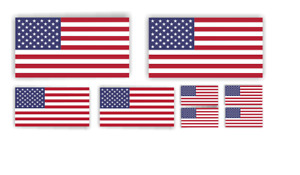 1 Set USA Flag Sticker America Flag Decal (Rw61/1/2)