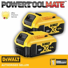 Genuine Dewalt DCB184 18v XR 5ah slide battery *TWIN PACK*
