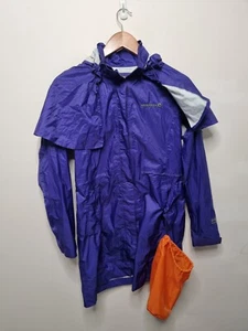 merrell windbreaker adult size small blue rain coat jacket waterproof - Picture 1 of 13