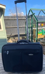 Useful Samsonite Laptop/Travel/Work Bag Extendable Handle Wheels Smart Spacious - Picture 1 of 14