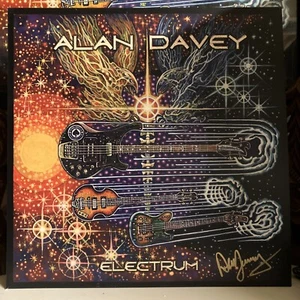 Alan Davey Electrum LP Autographed Signed With Poster GUNSLINGER Ex Hawkwind A+ - Picture 1 of 20