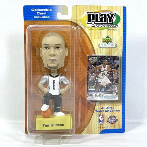 Play Makers TIM DUNCAN Spurs Upper Deck Collectibles Bobblehead series 1 Nodder Cover