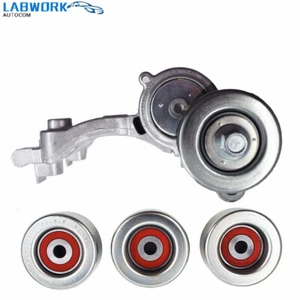 Drive Belt Tensioner & 3 Pulley For 2005-2015 Toyota Tacoma 4Runner 4.0 V6 - Picture 1 of 6