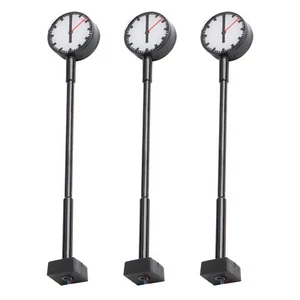 3X Bahnsteig Uhr Lampe Modelleisenbahn Lichtanlage Modelleisenbahn HO Maßstab 1:87 - Bild 1 von 23