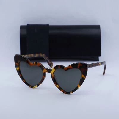 Saint Laurent SL181 LOU LOU 006 Havana/Grey 54-21-145 Sunglasses New Authentic - Image 1 of 4