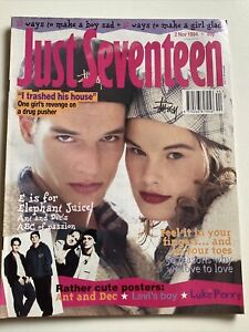 Vintage Just Seventeen Magazine 2 Nov 1994 Ant & Dec, Luke Perry, David Cash