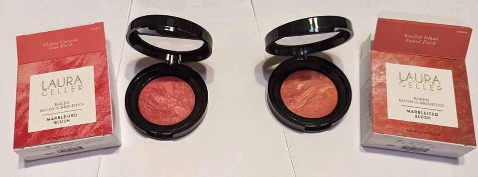 Laura Geller Baked Blush-n-Brighten Marbleized Blush - You Choose Shade - NIB - Image 1 of 1