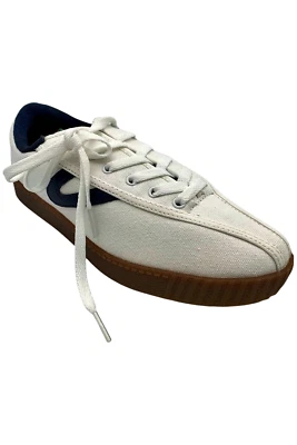 Tênis Tretorn Feminino Lona Nylite Original Branco/Marinho - Imagem 1 de 3