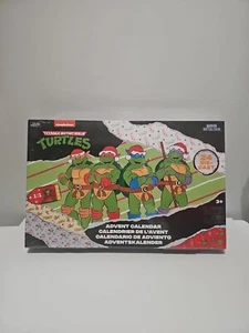 Sellado👉🏻Tortugas Ninja Mutantes Adolescentes TMNT Calendario de Adviento 2024 Nano Figuras de Metal - Imagen 1 de 6