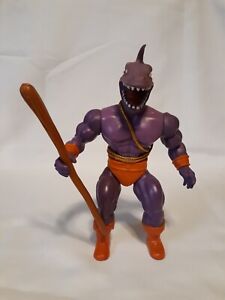 Vintage Remco Warrior Beasts Gecko Action Figure 1982 Complete w/Staff & Gold