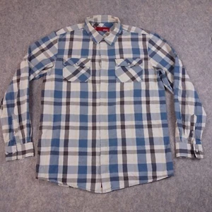 Gramicci Button Up Shirt XL Multicolor Plaid Cotton Casual Pockets Mens - Picture 1 of 9