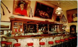 SAZARAC SALOON Virginia City, Nevada NV interior view c1965 - Postcard - Picture 1 of 2