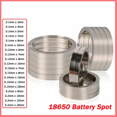 Ni Plated Nickel Steel Strip Tape Li 18650 Battery Spot Welding 0.1,0.12,0.2mm