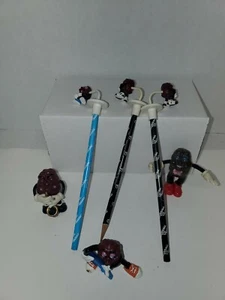 Vintage Lot of 3 California Raisins Pencil Toppers pencils 1987 Applause plus - Picture 1 of 7
