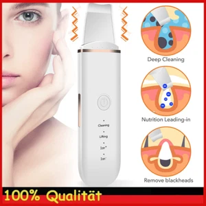 Skin Scrubber Ultraschall Ultraschallgerät für 4 Modi Gesicht Mitesser Entferne - Bild 1 von 22
