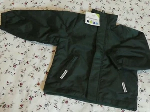 SNOWGOOSE 2 REVERSIBLE ZIP FRONT GREEN JACKET HOOD ROWLINSON AGE 2-3 YEARS - Picture 1 of 9
