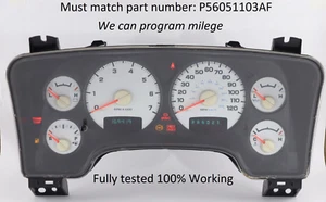04 - 05 Dodge Ram 1500 2500 Gas Instrument Panel Cluster Speedometer P56051103AF - Picture 1 of 11
