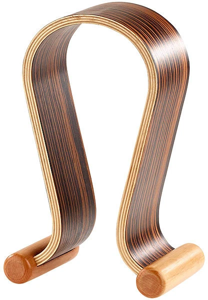 Support design pour casque audio aspect noyer - Auvisio - Photo 1/1