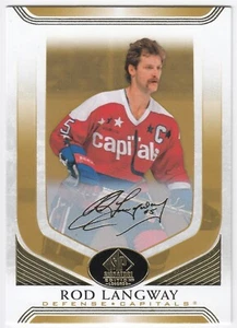 2020-21 UD SP Signature Edition Legends Gold Script ROD LANGWAY #163 Capitals - Picture 1 of 1