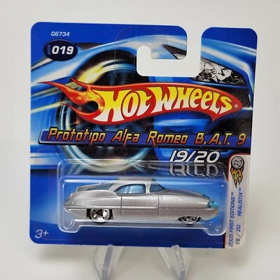 Hot Wheels 2005 первое издание прототип Alfa Romeo B.A.T. Короткая карточка 9 (A9) - Изображение 1 из 3